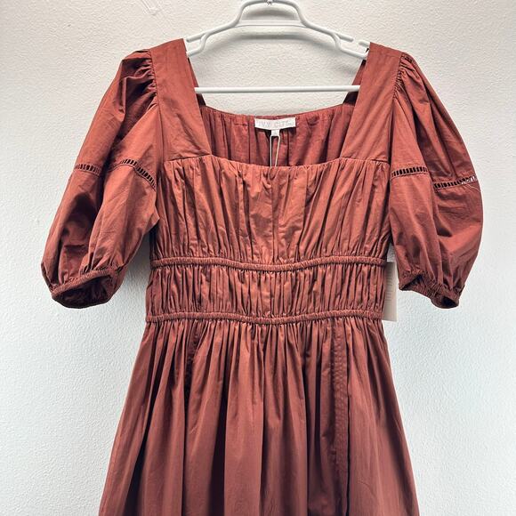 NWT Ivy City Co The Brooklyn Dress in Spice Brown Large - Picture 4 of 14